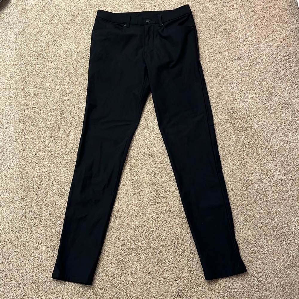 lulu lemon ABC pant black mens 28